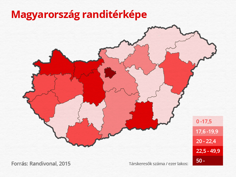 Magyarország randitérképe